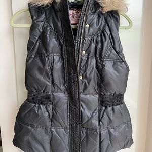 Juicy Couture Vest with Fur Hood